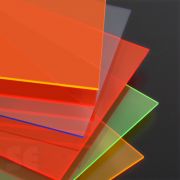 Plancha de Metacrilato Reciclado fluorescente colores