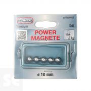 Imán Neodimio Esfera Diámetro 10 mm (5 uds.) - Fuerza 2 kg