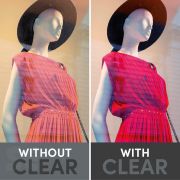 Lámina Estática Transparente Clear Sun Protect Uv Ancho 92 Cms (A metros)