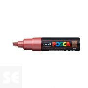 Rotulador Pintura Posca Rojo Metálico Pc8k 8 mm