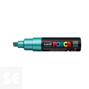 Rotulador Pintura Posca Verde Metálico Pc8k 8 mm