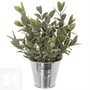 Planta Artificial Maceta Metálica 25cm