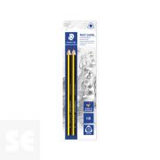 2 Lápices Triangular Grafito Jumbo Noris 119