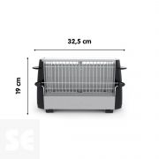 Tostadora Multipan Acero Inoxidable para 4 Rebanadas Moulinex