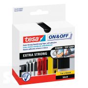 Tiras Cierre Extra Fuertes 50Mmx1M Negro