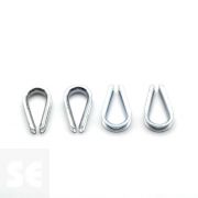 Guardacabos Galvanizado 4mm (4u.)