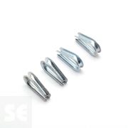 Guardacabos Galvanizado 4mm (4u.)