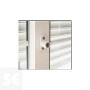Cerradura Ventana Corredera Blanca