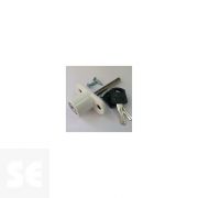 Cerradura Ventana Corredera PVC Blanca