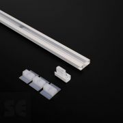 Guía Cuadros Hilo 2 m Aluminio Blanco