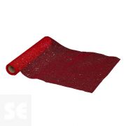 Camino de Mesa de Tul Rojo 28x500cm