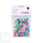 Cuentas 14862 Poliméricas Bolas Modelos Surtidos 10mm 50u.