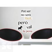 Sticker Deco Pot Ser No Serà  24x68Cm