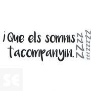 Sticker Deco Que Els Somnis 24x68Cm