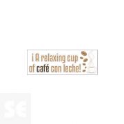 Sticker Deco A Relaxing Cup 24x68Cm