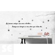 Sticker Deco Los Buenos Amigos... 24x68Cm