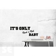 Sticker Deco It'S Only Rock N Roll 24x68Cm