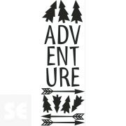 Sticker Deco Adventure 24x68Cm