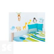 Sticker Deco Animales Bebes 24x68Cm