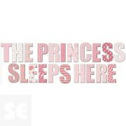 Sticker Deco Princess Sleeps 24x68Cm