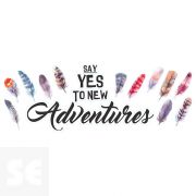 Sticker Deco New Adventure 24x68Cm