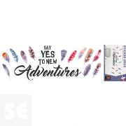 Sticker Deco New Adventure 24x68Cm