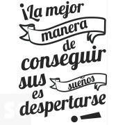 Stickers Deco - Conseguir Sueños 48x68 Cm