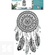 Stickers Deco - Dream Catcher N&B 48x68 Cm