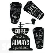 Stickers Deco - Café Starbuck 48x68 Cm