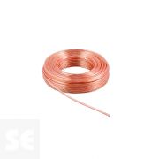 Cable Paralelo Audio Transparente Cobre 2x0,75/10 m