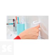 Ganchos Pequeños + 4 Tiras Clásicos Blancos