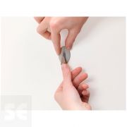 Ganchos Permanentes 2 Ganchos Ovais L Metal