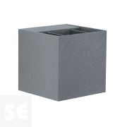 Lámpara de pared Led 2x3 W Ip65 Eck 80x80 Gris Ref.18000