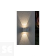 Lámpara de pared Led 2x3 W Ip65 Eck 80x80 Blanco Ref.18001