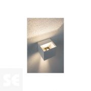 Lámpara de pared Led 2x3 W Ip65 Eck 80x80 Blanco Ref.18001
