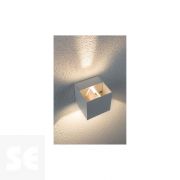 Lámpara de pared Led 2x3 W Ip65 Eck 80x80 Blanco Ref.18001