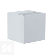 Lámpara de pared Led 2x3 W Ip65 Eck 80x80 Blanco Ref.18001