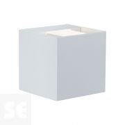 Lámpara de pared Led 2x3 W Ip65 Eck 80x80 Blanco Ref.18001