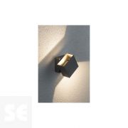 Lámpara de pared Led 2x3 W Ip65 Eck 100x100 Gris Ref.18002