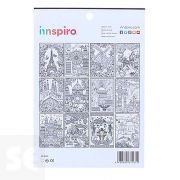 Colorear City-Travel 12 Diseños 24 Hojas 16x23cm.