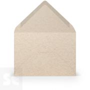 Sobre C-6 Papel 100 g Pergamino Marrón 105x148 mm (5 uds.)