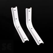 Soporte Escuadra Mod.210 Blanco 200x150 Tacos-Tornill. 2 Unds