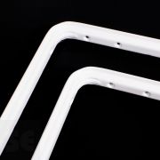 Soporte Escuadra Mod.210 Blanco 250x200 Tacos-Tornill. 2 Unds