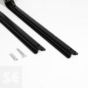 Soporte Escuadra Mod.210 Negro 300x250 Tacos-Tornill. 2 Unds