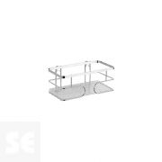 Cesto Mural Hondo Premium De Acero Inoxidable