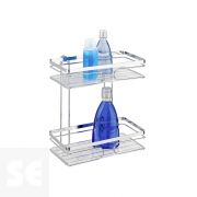 Estanteria Mural 2 Repisas De Acero Inoxidable Premium