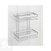 Estanteria Mural 2 Repisas De Acero Inoxidable Premium