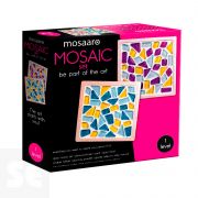 Kit de Creatividad 2 Posavasos Cuadrados Mosaico de Cristal