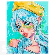 Pintar por Números la Fashionista de Ojos Azules