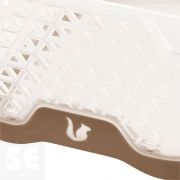 Cesta Organizadora Plástico Gris 16x12x7 cm